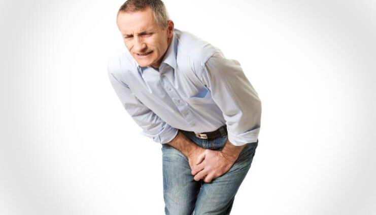La prostatite acuta in un uomo si manifesta con un forte dolore nella zona perineale