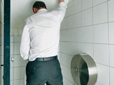 Voglia frequente di urinare negli uomini con prostatite