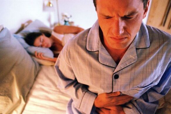 Dolore addominale con prostatite